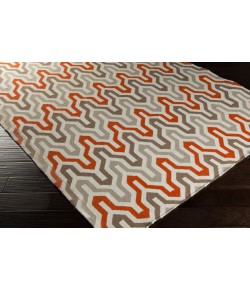 Surya Fallon FAL1103 Bright Orange Taupe Area Rug 2 ft. 6 in. X 8 ft. Runner