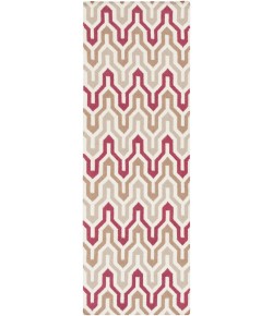 Surya Fallon FAL1104 Ivory Medium Brown Area Rug 2 ft. 6 in. X 8 ft. Runner