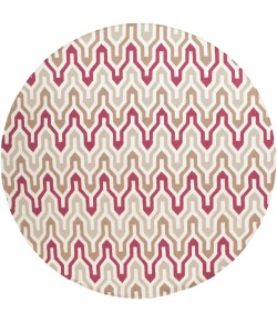 Surya Fallon FAL1104 Ivory Medium Brown Area Rug 8 ft. X 8 ft. Round