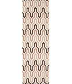 Surya Fallon FAL1106 Dark Brown Camel Area Rug 3 ft. 6 in. X 5 ft. 6 in. Rectangle