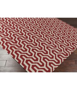 Surya Fallon FAL1111 Bright Red Ivory Area Rug 8 ft. Round