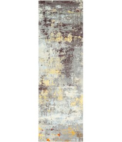 Livabliss Felicity FCT8008 Charcoal Medium Gray Area Rug 2 ft. 6 in. X 8 ft. Runner