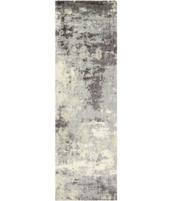 Livabliss Felicity FCT8009 Medium Gray Charcoal Area Rug 2 ft. 6 in. X 8 ft. Runner