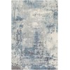 Livabliss Felicity FCT8010 Bright Blue Charcoal Area Rug 5 ft. X 7 ft. 6 in. Rectangle
