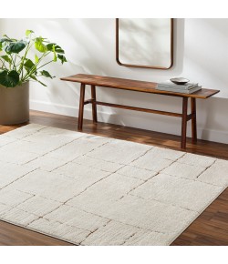 Livabliss Freud FEU2310 Ivory Brown Area Rug 5 ft. 3 in. X 7 ft. Rectangle