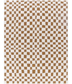 Livabliss Freud FEU2317 Ivory Brown Area Rug 6 ft. 7 in. X 9 ft. Rectangle