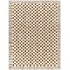 Livabliss Freud FEU2326 Ivory Brown Area Rug 6 ft. 7 in. X 9 ft. Rectangle