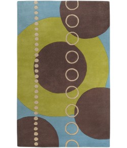 Surya Forum FM7013 Olive Denim Area Rug 9 ft. 9 in. Round
