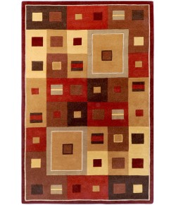 Surya Forum FM7014 Tan Dark Brown Area Rug 9 ft. 9 in. Round