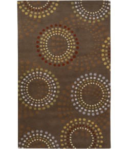 Surya Forum FM7107 Camel Rust Area Rug 9 ft. 9 in. Round