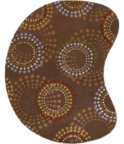 Surya Forum FM7107 Camel Rust Area Rug 8 ft. X 10 ft. Kidney