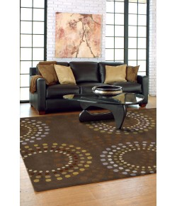 Surya Forum FM7107 Camel Rust Area Rug 9 ft. 9 in. Round