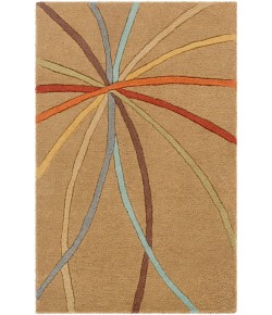 Livabliss Forum FM7140 Tan Dark Brown Area Rug 2 ft. X 3 ft. Rectangle