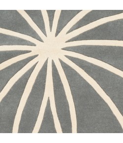 Surya Forum FM7173 Charcoal Cream Area Rug 8 ft. X 10 ft. Kidney