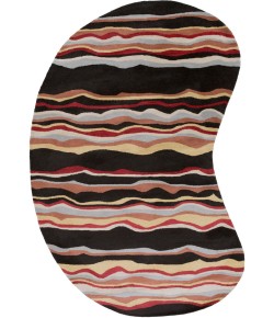 Surya Forum FM7191 Dark Brown Burnt Orange Area Rug 8 ft. X 10 ft. Specialty