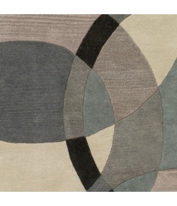 Livabliss Forum FM7193 Khaki Denim Area Rug 6 ft. X 9 ft. Kidney