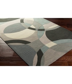 Livabliss Forum FM7193 Khaki Denim Area Rug 9 ft. 9 in. Round