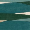 Livabliss Forum FM7204 Sea Foam Dark Green Area Rug 6 ft. X 9 ft. Kidney