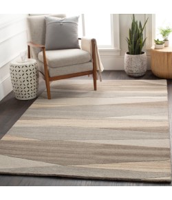 Livabliss Forum FM7211 Dark Brown Charcoal Area Rug 9 ft. 9 in. Round