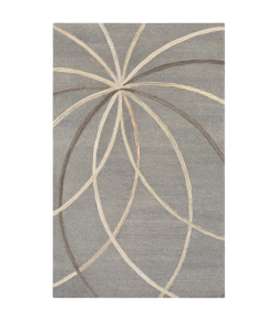 Livabliss Forum FM7217 Medium Gray Cream Area Rug 12 ft. X 15 ft. Rectangle
