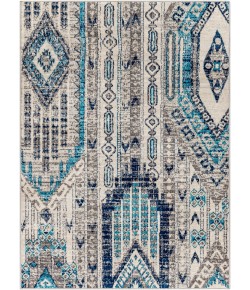 Livabliss Floransa FSA2340 Dark Blue Sky Blue Area Rug 7 ft. 10 in. X 10 ft. Rectangle