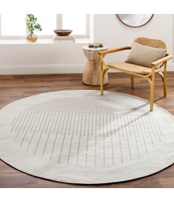 Surya Floransa FSA2370 Light Grey Taupe Area Rug 7 ft. 10 in. Round Round