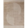 Livabliss Floransa FSA2374 Sage Taupe Area Rug 6 ft. 7 in. Round Round