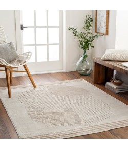 Livabliss Floransa FSA2376 Light Grey Taupe Area Rug 5 ft. 3 in. X 7 ft. 1 in. Rectangle