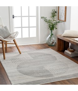 Livabliss Floransa FSA2378 Taupe Pewter Area Rug 6 ft. 7 in. Square Square