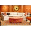 Surya Frontier FT119 Bright Orange Medium Gray Area Rug 8 ft. X 11 ft. Rectangle