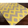 Surya Frontier FT166 Bright Yellow Dark Brown Area Rug 2 ft. 6 in. X 8 ft. Runner Surya Frontier FT166 Bright Yellow Dark Brown Area Rug 2 ft. 6 in. X 8 ft. Runner
