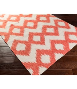 Surya Frontier FT173 Bright Orange Cream Area Rug 2 ft. 6 in. X 8 ft. Runner Surya Frontier FT173 Bright Orange Cream Area Rug 2 ft. 6 in. X 8 ft. Runner