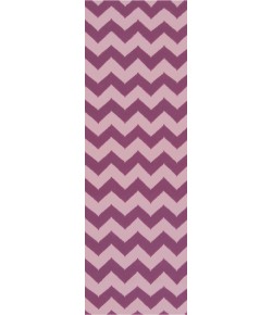 Surya Frontier FT253 Lilac Bright Purple Area Rug 2 ft. 6 in. X 8 ft. Runner