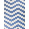 Surya Frontier FT275 White Bright Blue Area Rug 8 ft. X 11 ft. Rectangle