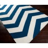 Surya Frontier FT276 Dark Blue White Area Rug 2 ft. X 3 ft. Rectangle