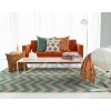 Surya Frontier FT454 Teal Ivory Area Rug 9 ft. X 13 ft. Rectangle