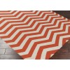 Surya Frontier FT456 Burnt Orange Cream Area Rug 9 ft. X 13 ft. Rectangle