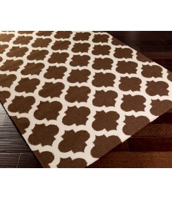 Surya Frontier FT541 Dark Brown Beige Area Rug 5 ft. X 8 ft. Rectangle