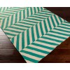 Surya Frontier FT576 Emerald Cream Area Rug 2 ft. X 3 ft. Rectangle