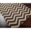Surya Frontier FT99 Dark Brown Khaki Area Rug 2 ft. 6 in. X 8 ft. Runner