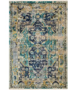 Surya Festival FVL1001 Navy Teal Area Rug 2 ft. X 3 ft. Rectangle