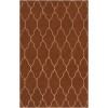 Surya Gates GAT1006 Dark Brown Camel Area Rug 5 ft. X 8 ft. Rectangle