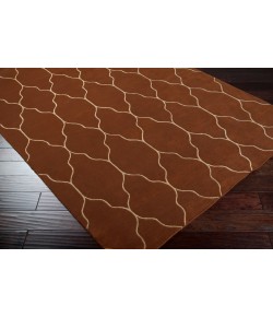 Surya Gates GAT1006 Dark Brown Camel Area Rug 5 ft. X 8 ft. Rectangle
