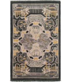 Surya Geisha GES1006 Dark Green Tan Area Rug 5 ft. X 8 ft. Rectangle