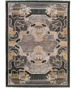 Surya Geisha GES1006 Dark Green Tan Area Rug 8 ft. X 11 ft. Rectangle
