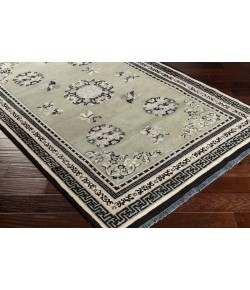 Surya Geisha GES1017 Black Dark Green Area Rug 5 ft. X 8 ft. Rectangle