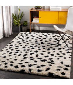 Surya Gibraltar GIB2304 Cream Black Area Rug 8 ft. 10 in. X 12 ft. Rectangle
