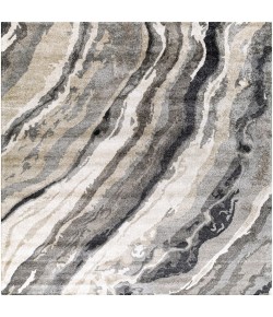 Surya Gemini GMN4034 Charcoal Medium Gray Area Rug 8 ft. Square