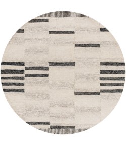 Livabliss Granada GND2330 Charcoal Beige Area Rug 8 ft. Round