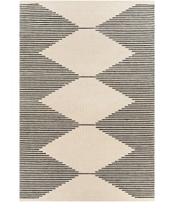 Livabliss Granada GND2331 Black Beige Area Rug 6 ft. X 9 ft. Rectangle
